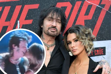 Tommy Lee Brings Wife Brittany Furlan Onstage to Flash Crowd